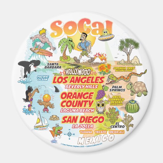 Aimant SoCal (Devant)