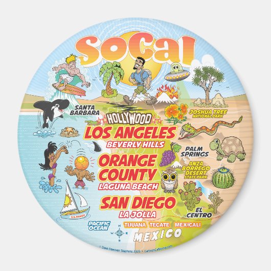 Aimant SoCal (Devant)