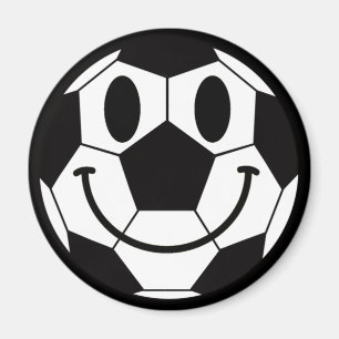 Aimant Soccer Ball Smile Face