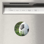 Aimant Soccer~ Boule de pied dans le champ (In Situ (Lave-vaisselle))