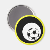 Aimant soccer : cercles : (Recto/Verso)