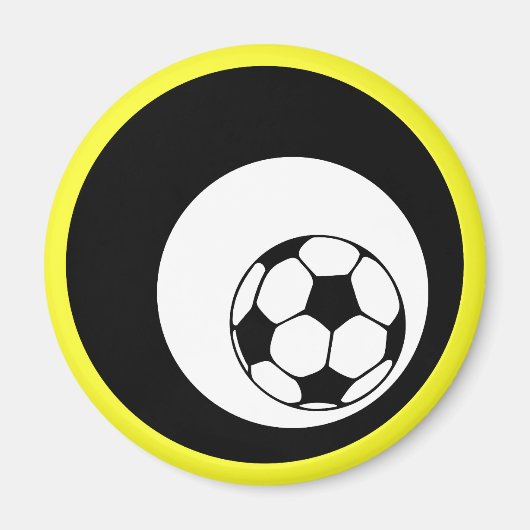 Aimant soccer : cercles : (Devant)