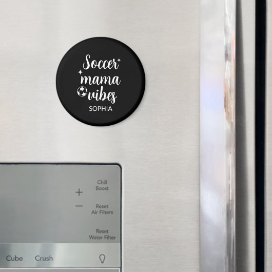 Aimant Soccer Maman Fête des mères cadeau pour maman (In situ (réfrigérateur))