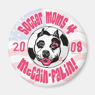 Aimant Soccer Moms 4 McCain Palin