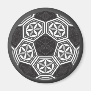 Aimant soccer sacred geometry
