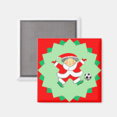 Aimant Soccer Vacances Cadeaux Stocking Stuffers (Recto/Verso)