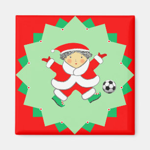 Aimant Soccer Vacances Cadeaux Stocking Stuffers