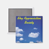 Aimant Société d'appréciation du ciel (Recto/Verso)