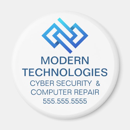 Aimant Société de technologie informatique de cybersécuri (Devant)