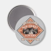 Aimant Société des amoureux des écureuils - drôle d'écure (Recto/Verso)