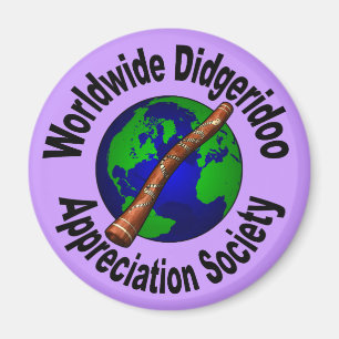 Aimant Société mondiale d'appréciation de Didgeridoo