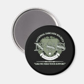 Aimant Société nationale de sarcasme (Recto/Verso)