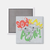 Aimant SOCK BAM POW Batman et Robin (Recto/Verso)