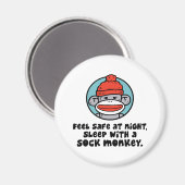 Aimant Sock Monkey (Recto/Verso)