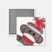 Aimant Sock Monkey merchandise products gifts (Recto/Verso)