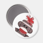 Aimant Sock Monkey merchandise products gifts (Recto/Verso)