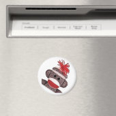 Aimant Sock Monkey merchandise products gifts (In Situ (Lave-vaisselle))