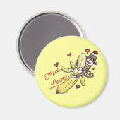Aimant Sock Monkey Valentine Merchandises (Recto/Verso)