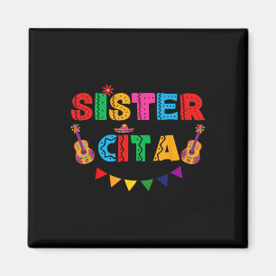 Aimant Soeur Cita Cinco De Mayo Fête Mexicaine