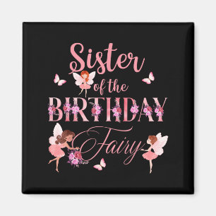 Aimant Sœur de la fée d'anniversaire Première famille d'a