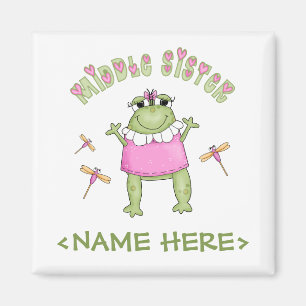 Aimant Soeur de milieu de Froggie