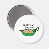 Aimant Soeur de Twins Pod (Recto/Verso)