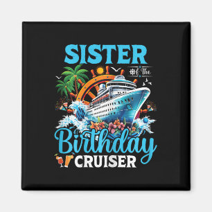 Aimant Sœur du bateau de croisière d'anniversaire Croisiè