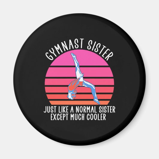 Aimant Soeur Gymnaste (Devant)