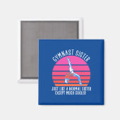 Aimant Soeur Gymnaste (Recto/Verso)