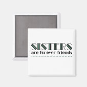 Aimant Soeurs 2vert (Recto/Verso)