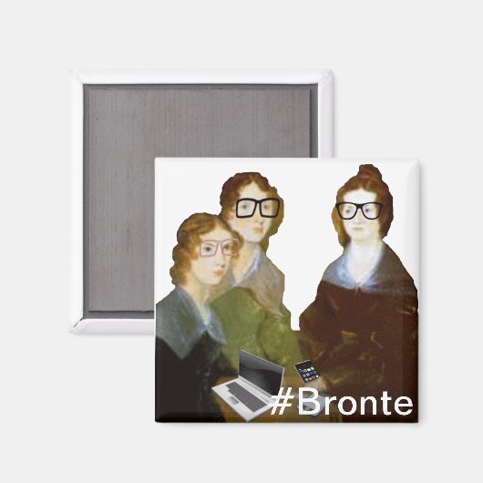 Aimant Soeurs Hipster Bronte (Recto/Verso)