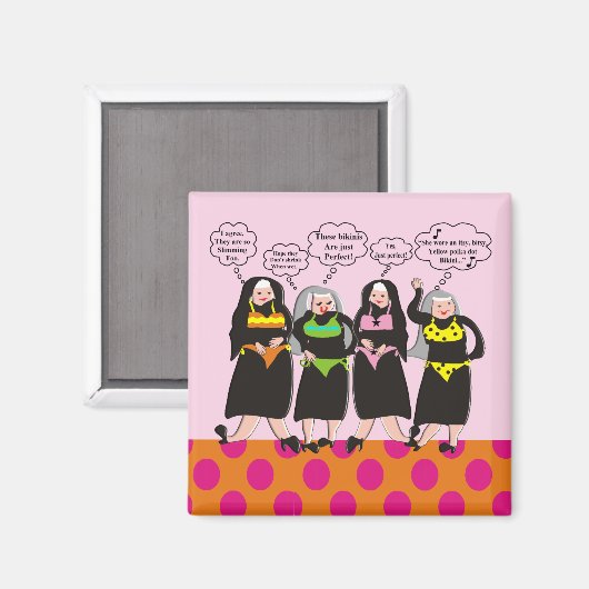 Aimant Soeurs stupides au Bikinis (Recto/Verso)