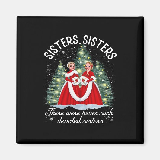 Aimant Soeurs White Christmas Movie 1954 Xmas Snow Holid (Devant)