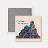 Aimant Sofia Bulgarie : Cathédrale Alexandre Nevski (Recto/Verso)