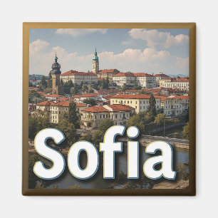 Aimant 🧲 Sofia Objet de Souvenir de Vacances pour les Vo