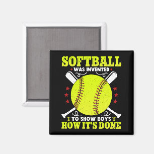 Aimant Softball a été inventé pour montrer aux garçons co
