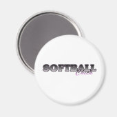 Aimant Softball Chick (Recto/Verso)
