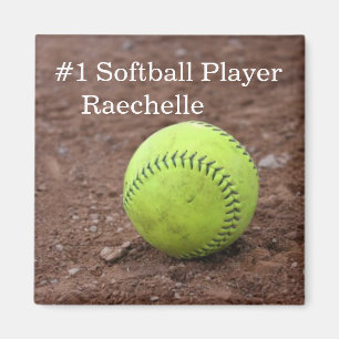 Aimant Softball posé sur le sol