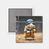 Aimant Softball Superstar : Le grand jeu du Cochon de Gui (Recto/Verso)