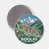 Aimant Soglio Suisse (Recto/Verso)