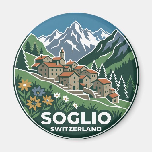 Aimant Soglio Suisse (Devant)