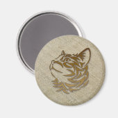 Aimant soie brute pour chaton (Recto/Verso)