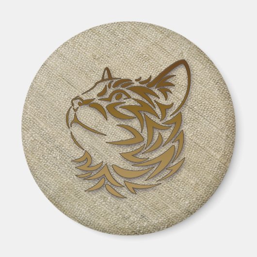 Aimant soie brute pour chaton (Devant)