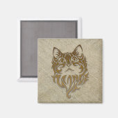 Aimant soie brute pour chaton (Recto/Verso)