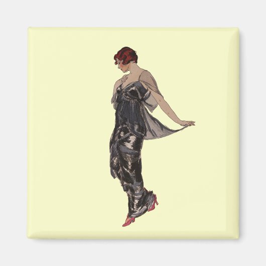 Aimant Soie Robe du soir 1914 (Devant)