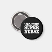 Aimant Soins infirmiers Fêtes d'anniversaire : 100% Pure (Recto/Verso)