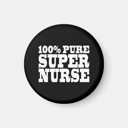 Aimant Soins infirmiers Fêtes d'anniversaire : 100% Pure (Devant)