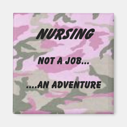 Aimant Soins infirmiers...une aventure (Devant)