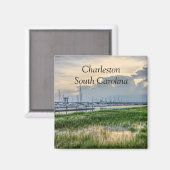 Aimant Soirée À Charleston Harbour (Recto/Verso)