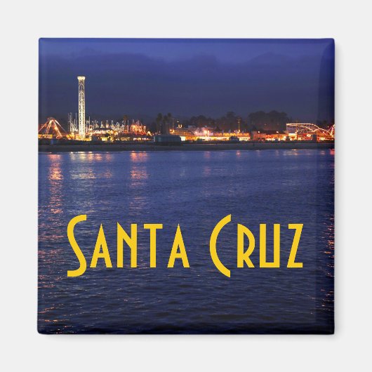 Aimant Soirée à la promenade Père Noël Cruz (Devant)